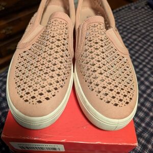 Women's Pink Slip-On Shoes